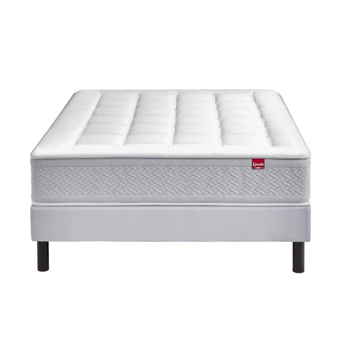 Ensemble sommier et matelas ressorts ensachés mi-ferme Epeda Le Majestueux