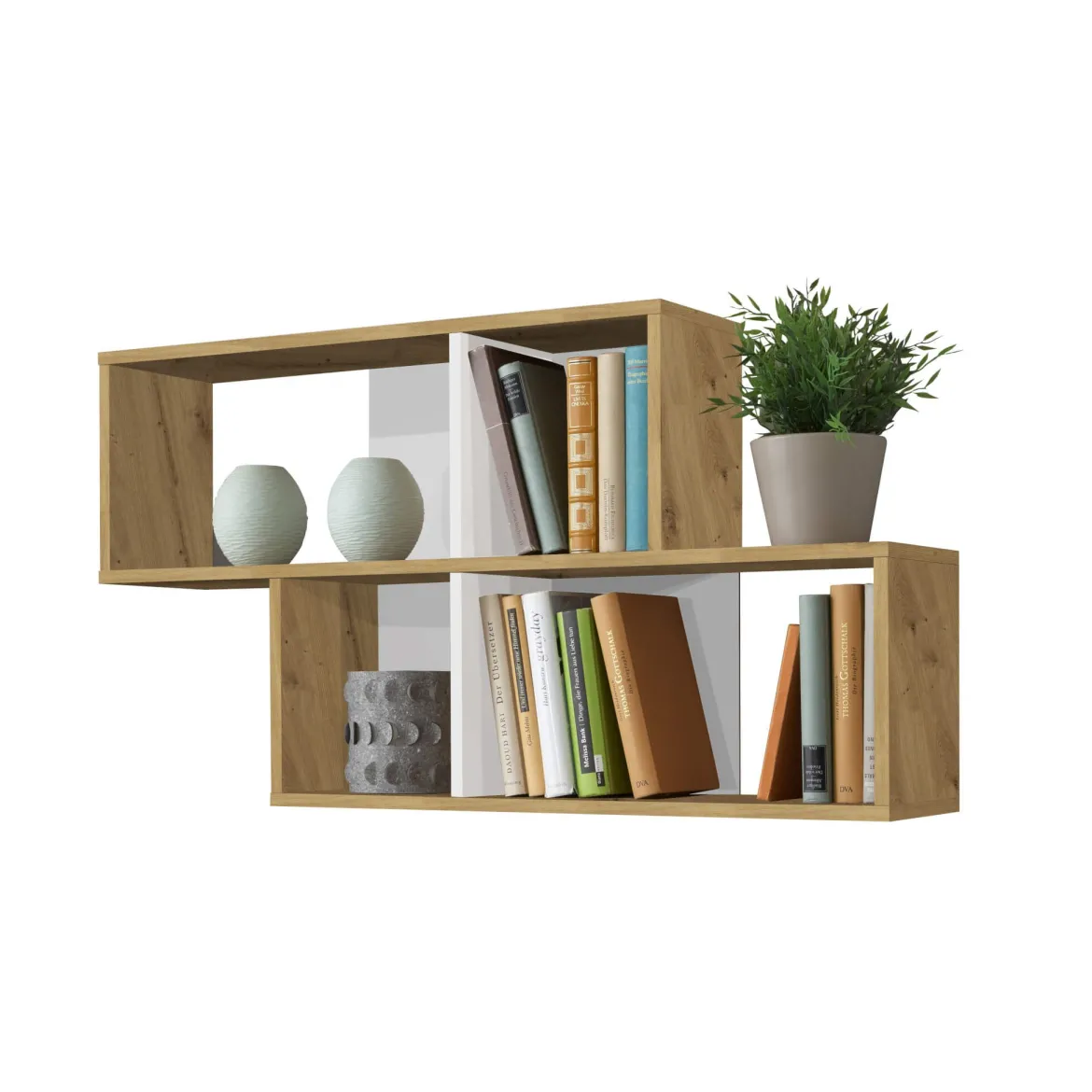 Etagère murale 4 cases en bois - ET13042