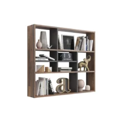 Etagère murale à cases en bois - ET13041