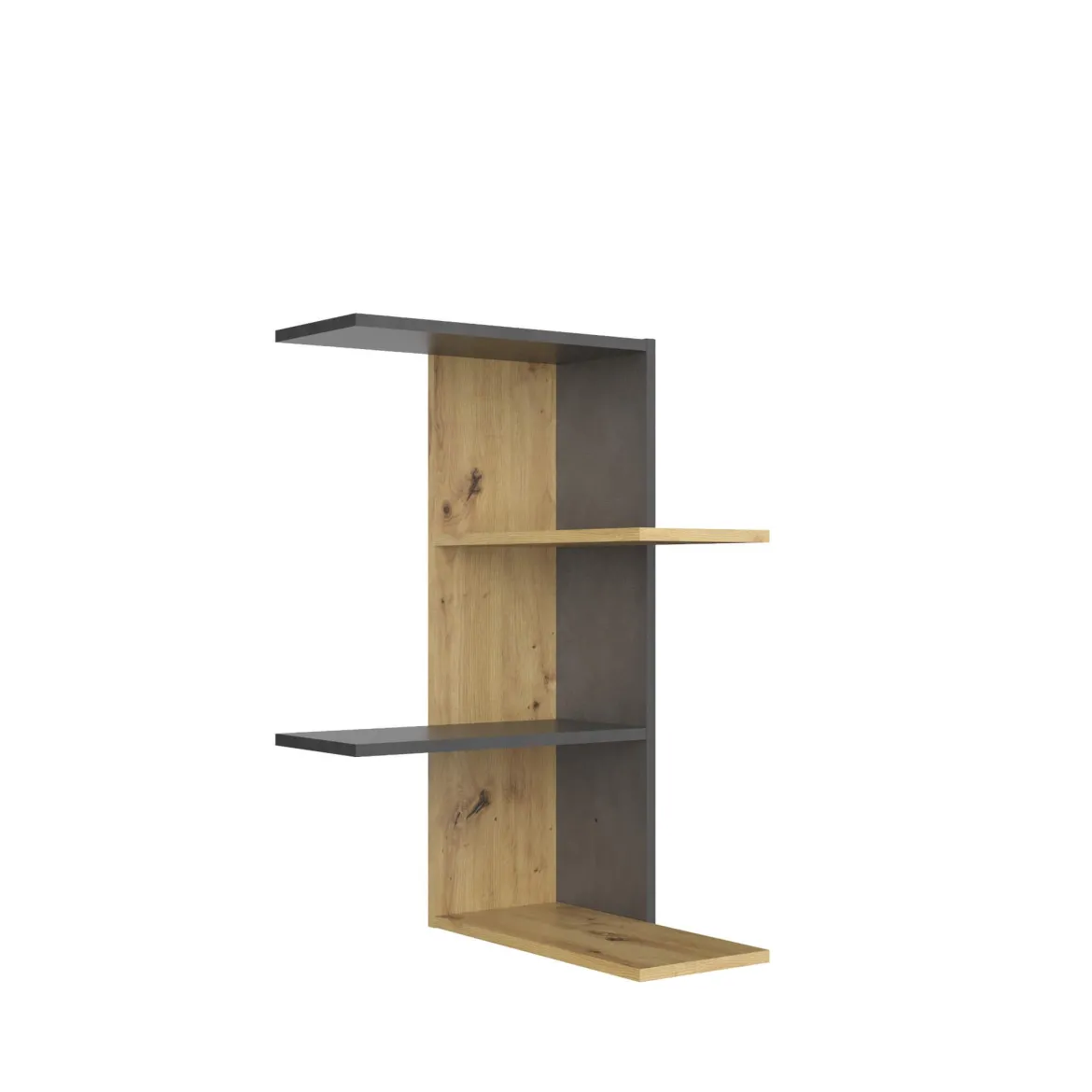 Etagère murale d'angle en bois - ET13038
