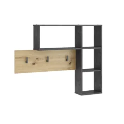 Etagère murale + porte manteaux - ET13052