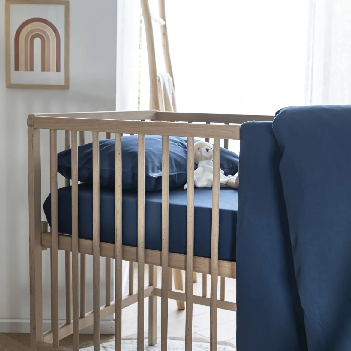 Housse de couette bébé coton lavé 80x120 - SOMEO