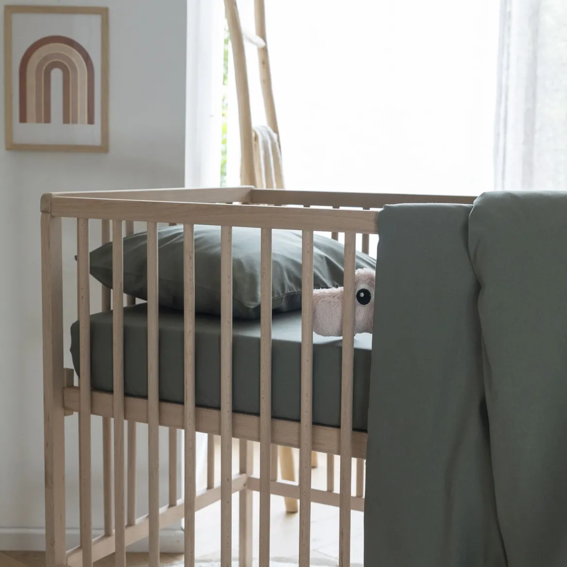 Housse de couette bébé coton lavé 80x120 - SOMEO