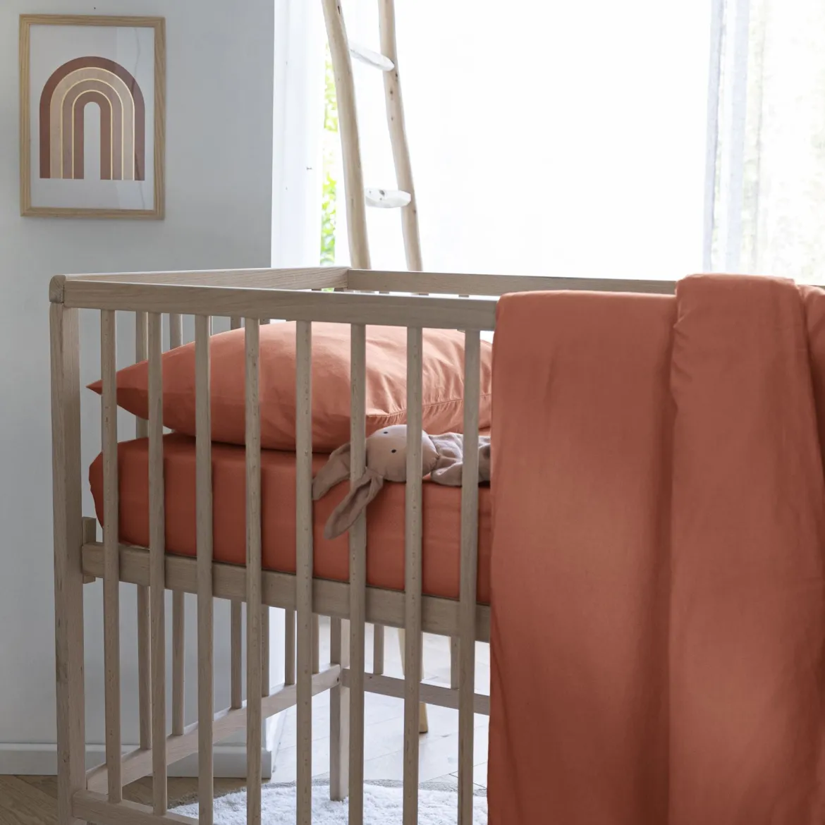 Housse de couette bébé coton lavé 80x120 - SOMEO