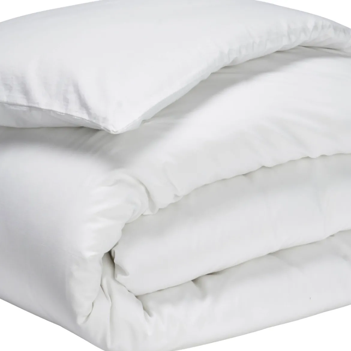 Housse de couette blanc 100% coton
