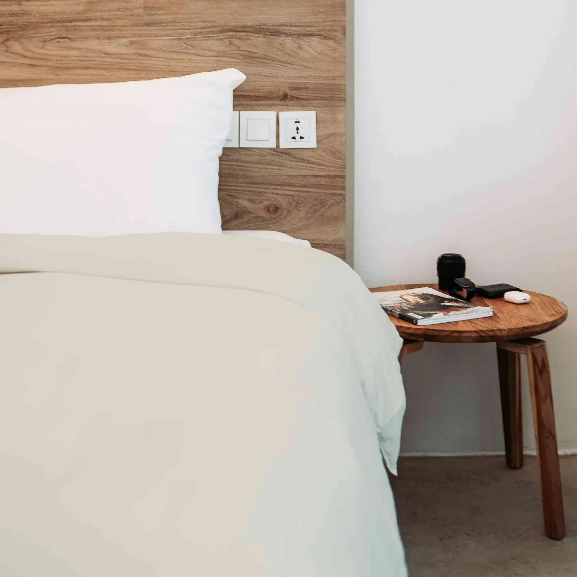 Housse de couette 100% coton écru - Tradilinge