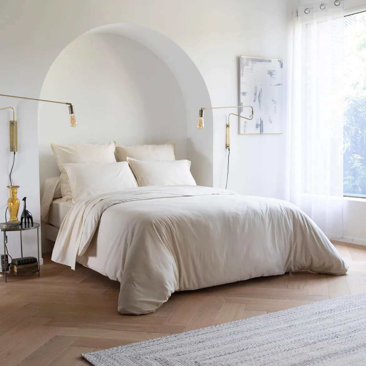 Housse de couette coton lavé - SOMEO
