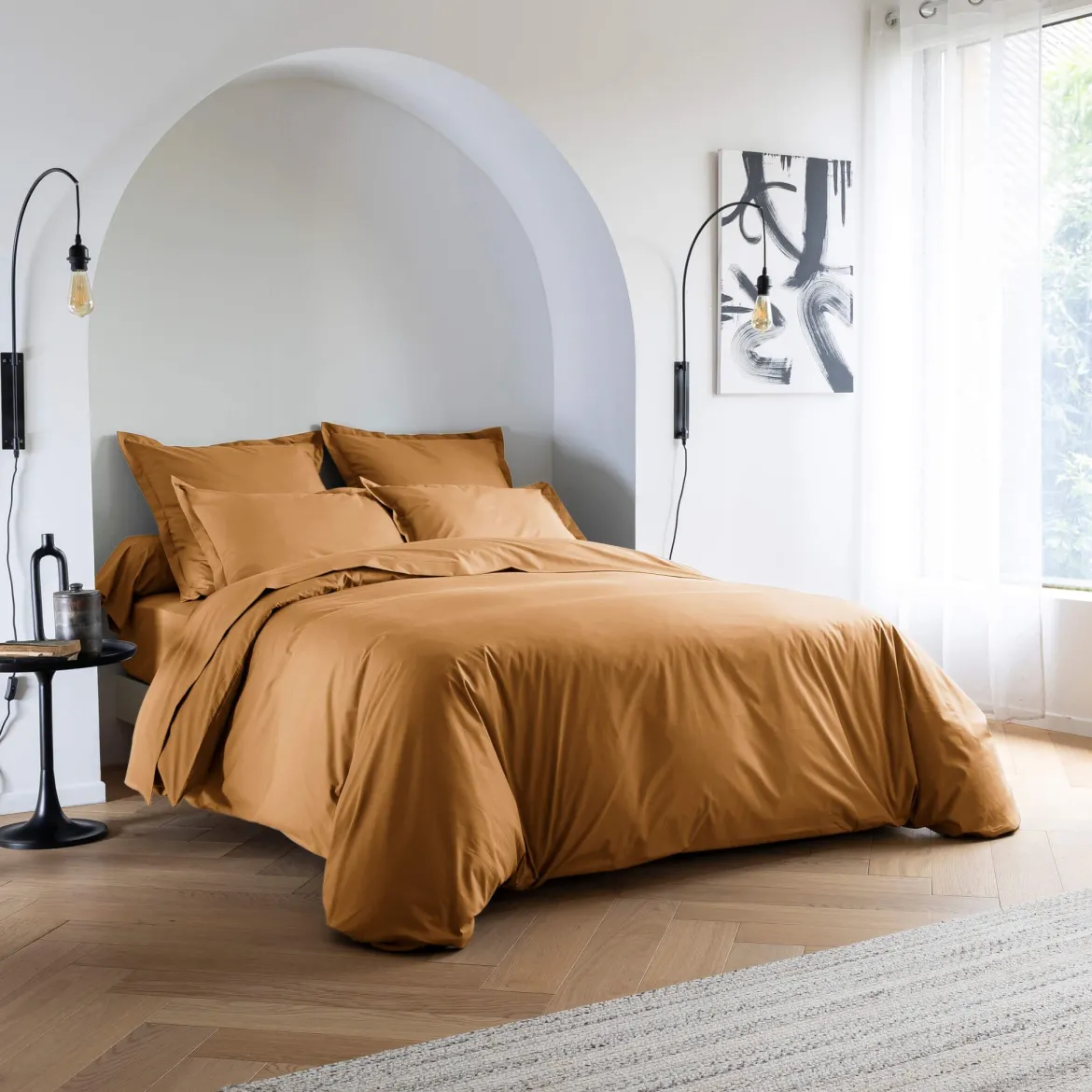 Housse de couette coton percale - SOMEO