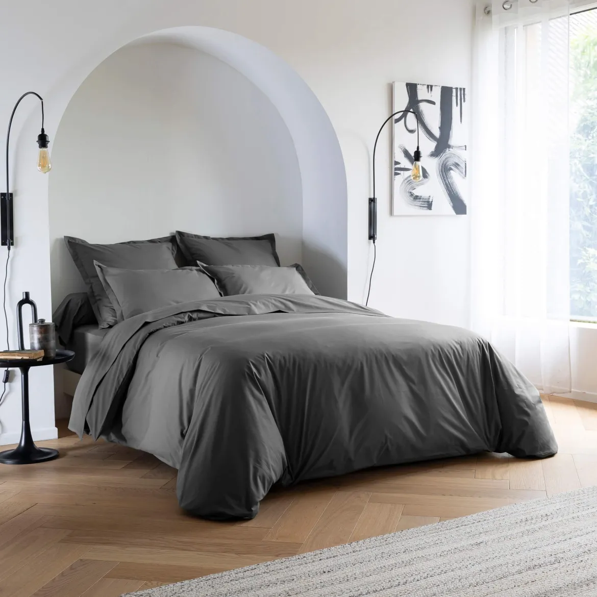 Housse de couette coton percale - SOMEO