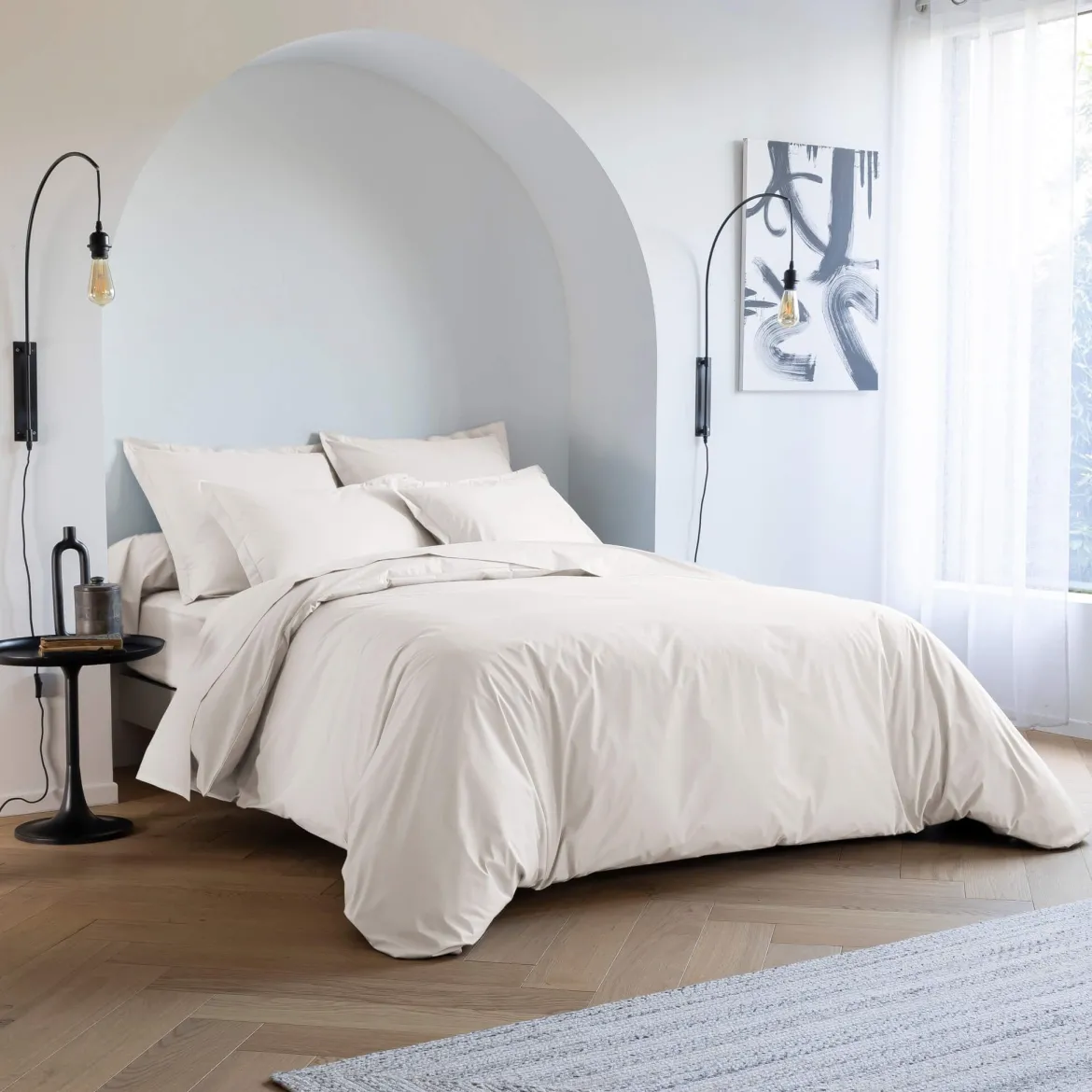 Housse de couette coton percale - SOMEO
