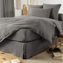 Housse de couette double gaze de coton