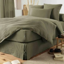 Housse de couette double gaze de coton