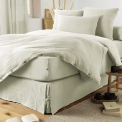 Housse de couette double gaze de coton