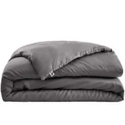 Housse de couette en bambou uni