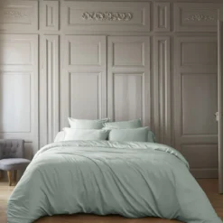 Housse de couette en bambou uni