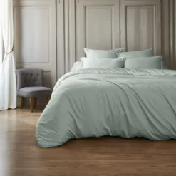 Housse de couette en bambou uni