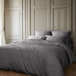 Housse de couette en bambou uni