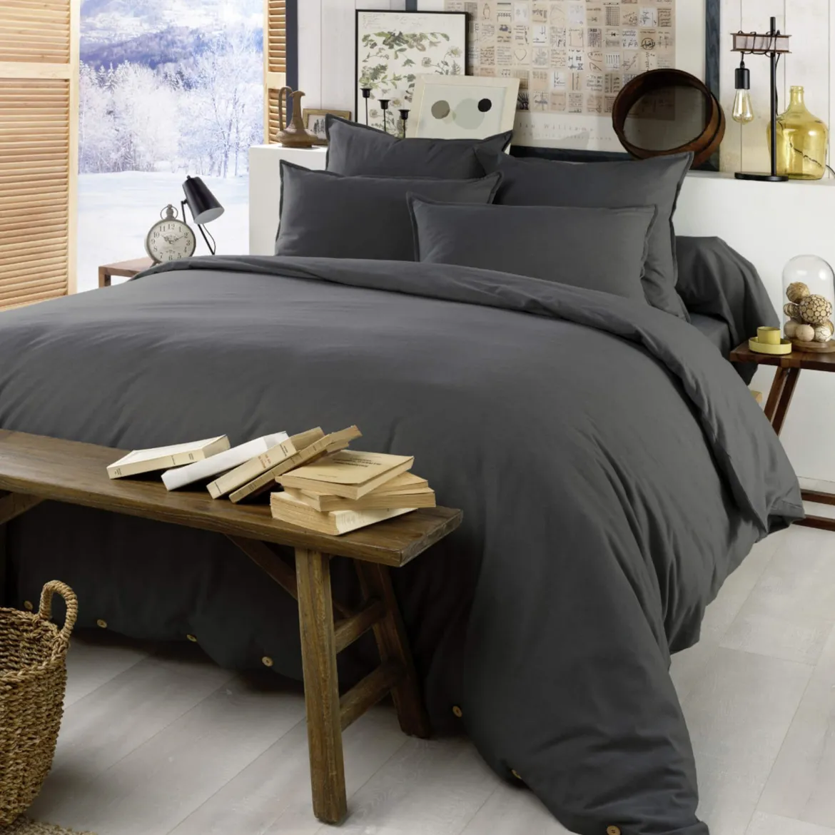 Housse de couette flanelle