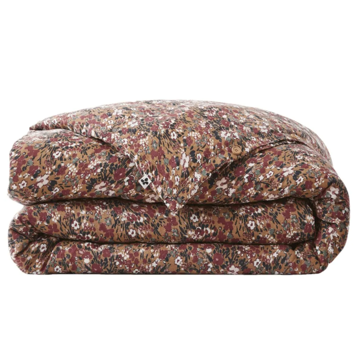 Housse de couette gaze de coton imprimé floral