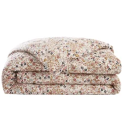 Housse de couette gaze de coton imprimé floral