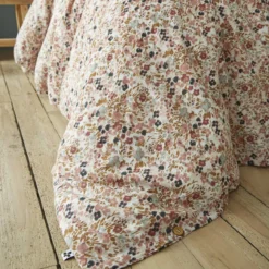 Housse de couette gaze de coton imprimé floral