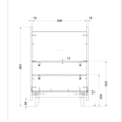 Lit bébé à barreaux LOUISON 60x120 - LT7086