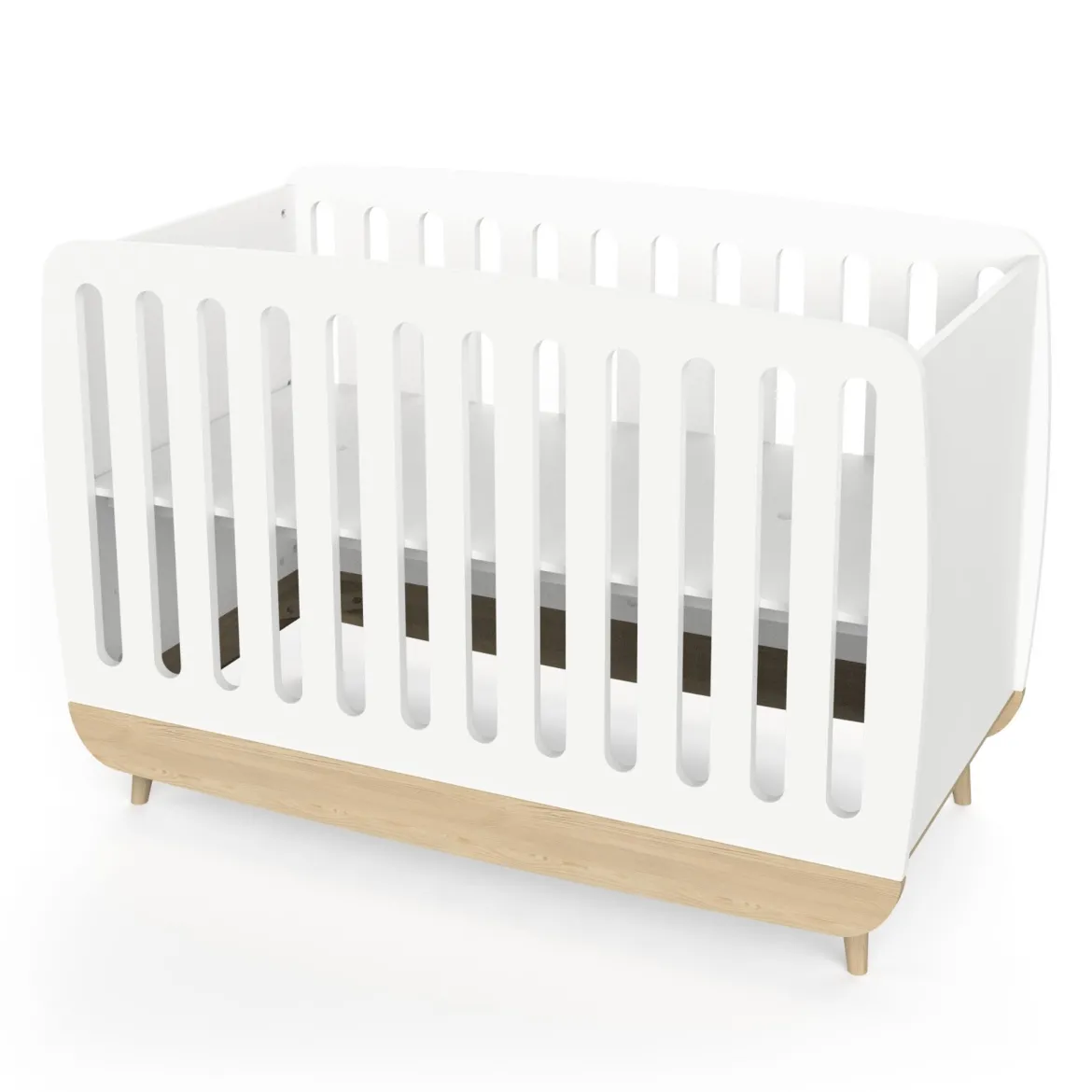 Lit bébé à barreaux LOUISON 60x120 - LT7086