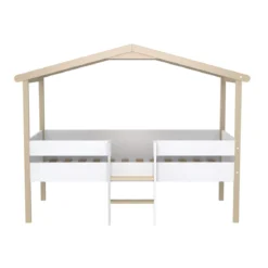 Lit cabane enfant en hêtre massif 90x190 - LT14051