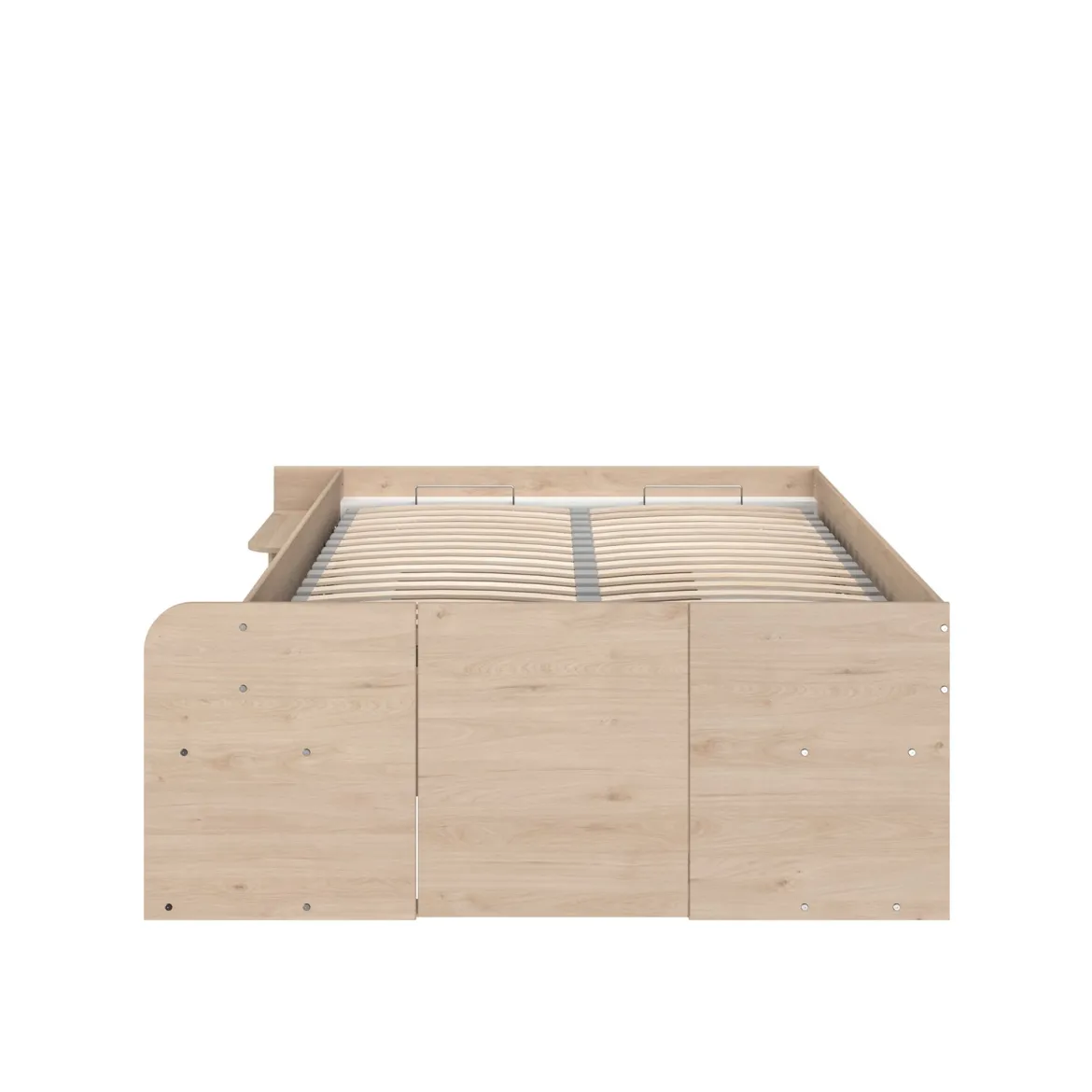 Lit coffre avec multiples rangements 140x190/200