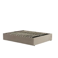 Lit coffre velours Terre de Nuit