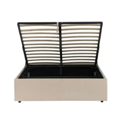 Lit coffre velours Terre de Nuit