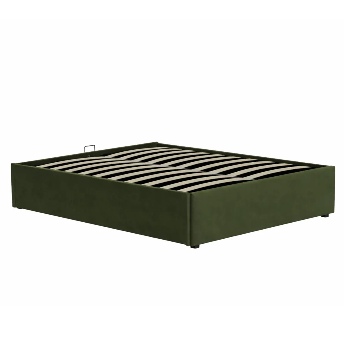 Lit coffre velours Terre de Nuit