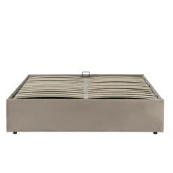 Lit coffre velours Terre de Nuit