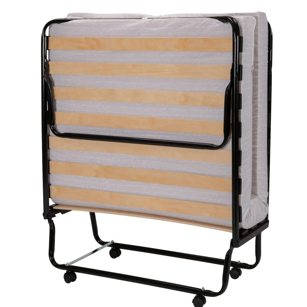 Lit d'appoint pliant avec matelas 1 personne 90x190 cm - Terre de Nuit