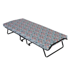 Lit d'appoint pliant sur roulettes avec matelas - Terre de Nuit