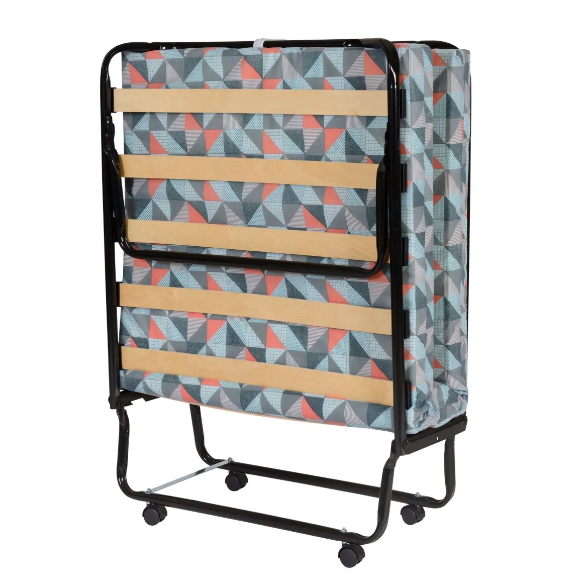 Lit d'appoint pliant sur roulettes avec matelas - Terre de Nuit