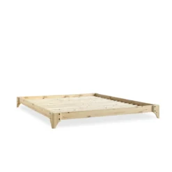 Lit ELAN en pin massif naturel avec sommier
