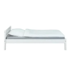 Lit enfant en bois massif blanc - LT12001