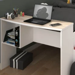 Lit enfant 90x190/200 avec bureau et rangements