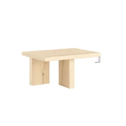 Lit en pin massif avec tables de chevet JAPAN