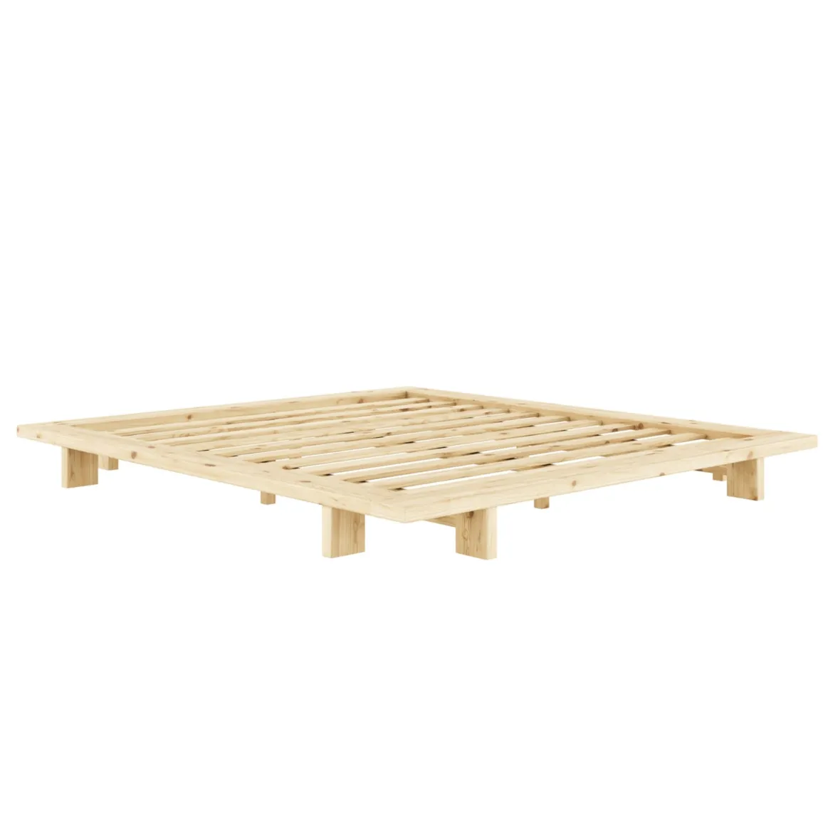 Lit futon JAPAN + matelas futon COMFORT écru