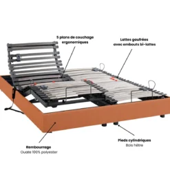 Lit électrique de relaxation avec 5 plans de couchage Horizon