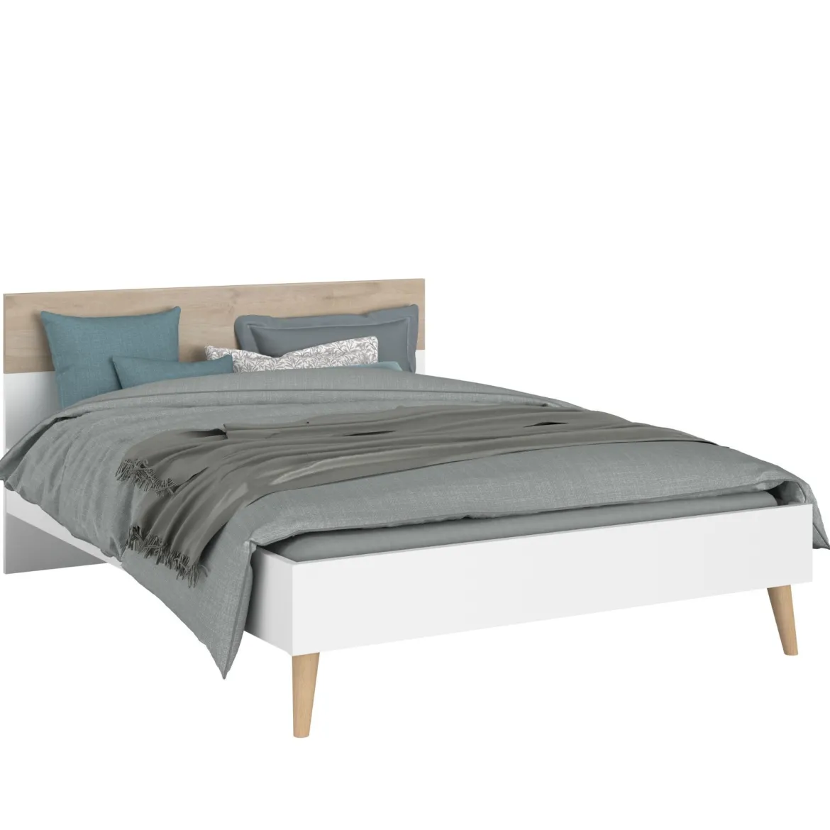 Lit scandinave bicolore GABY