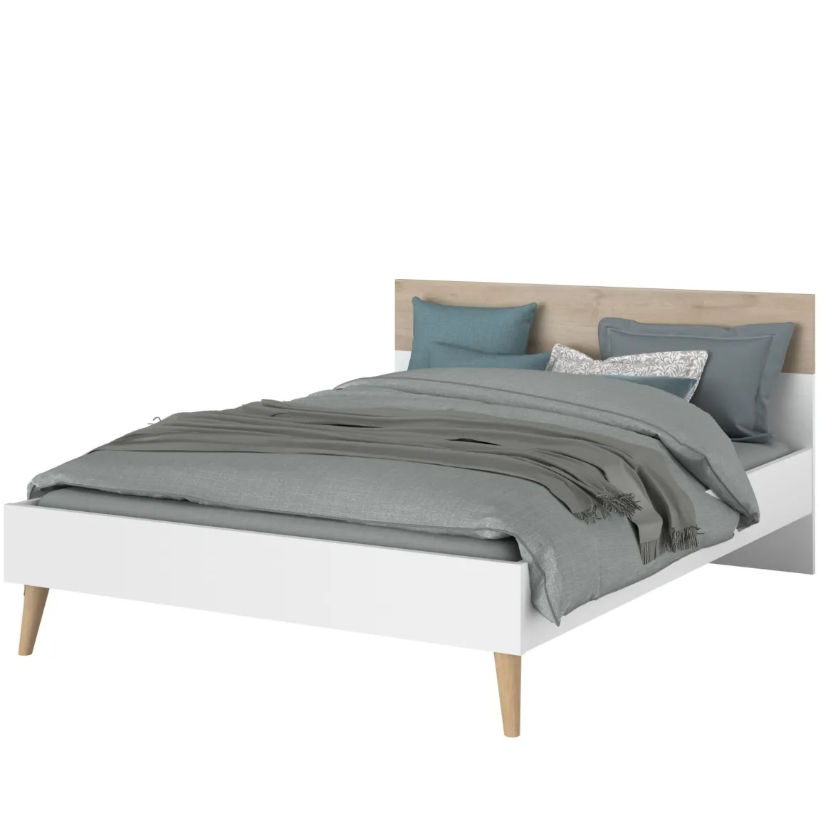 Lit scandinave bicolore GABY