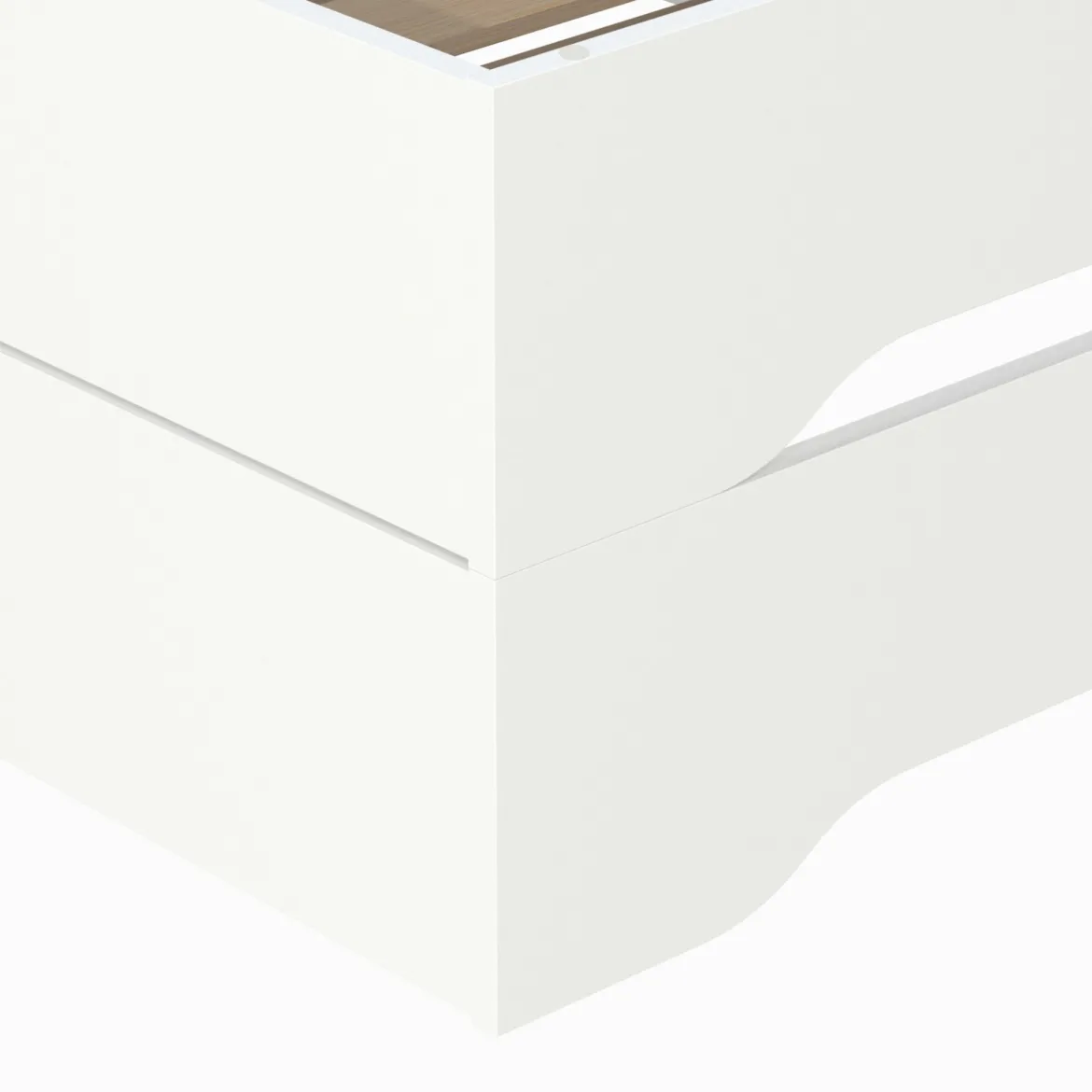 Lits empilables 90x190 bois blanc Terre de nuit