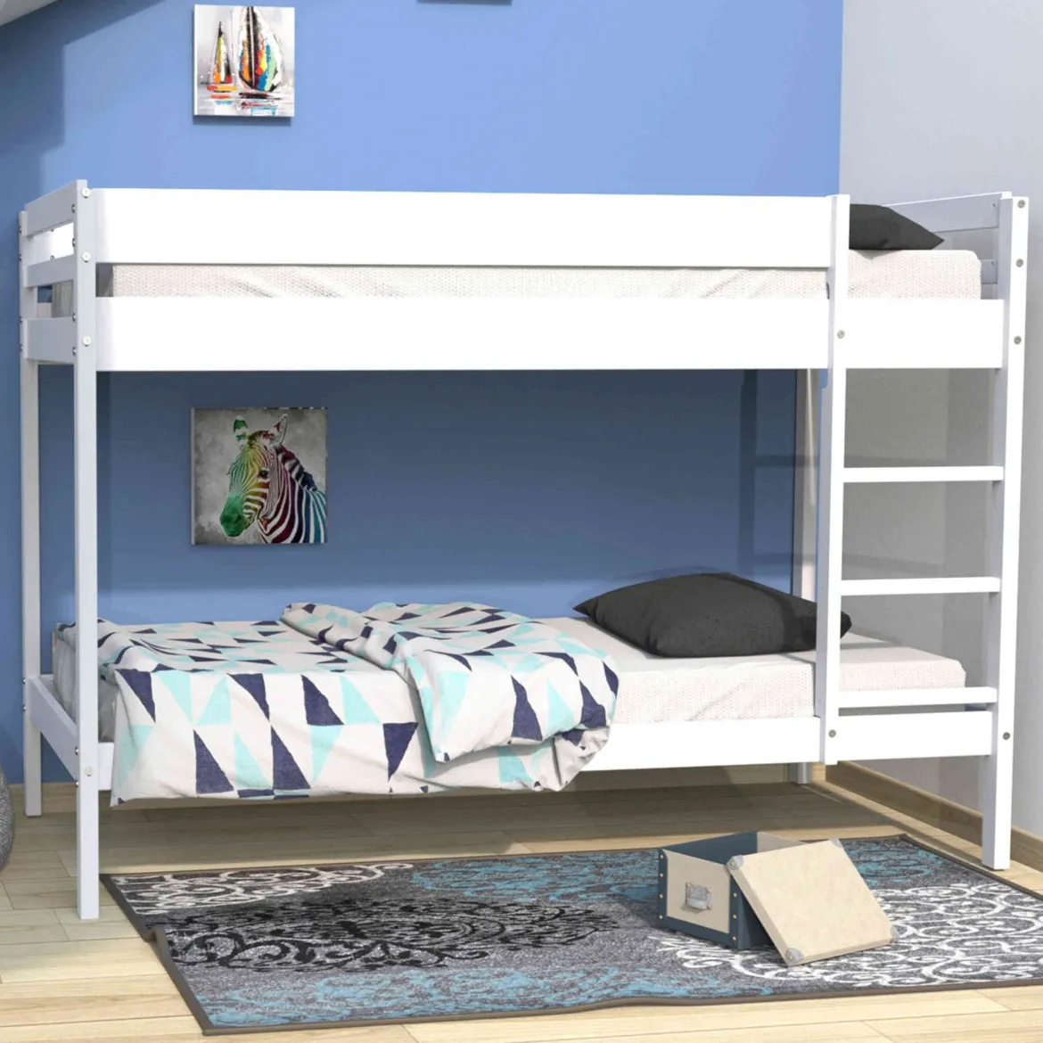 Lit superposé en bois 90x190 - LT14040
