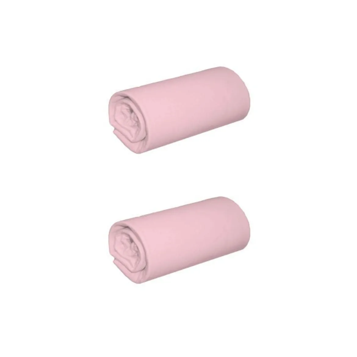 Lot de 2 draps housse jersey bonnet 40 cm Terre de Nuit