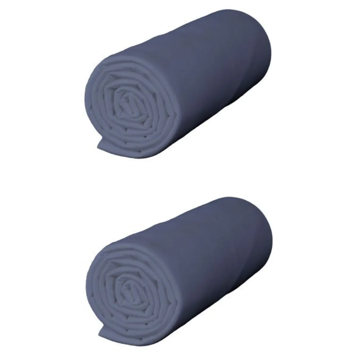 Lot de 2 draps housse jersey bonnet 40 cm Terre de Nuit