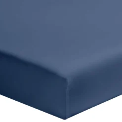 Lot de 2 draps housses jersey bleu océan bonnet 30 cm