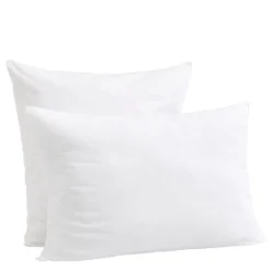 Lot de 2 oreillers éco naturels moelleux enveloppe coton bio Someo